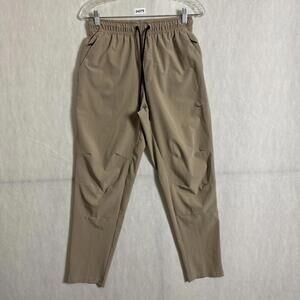 Nike Men's Size Small Beige Unlimited Zippered Cuff Versatile Jogger Pants
